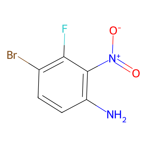 4-Bromo-3-fluoro-2-nitroaniline structure