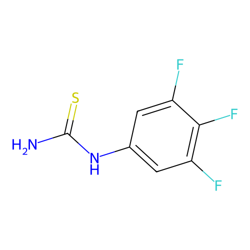 (3,4,5-Trifluorophenyl)thiourea structure