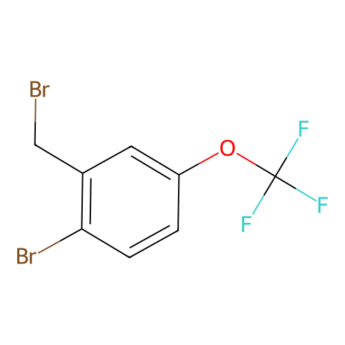 2-Bromo-5-(trifluoromethoxy)benzyl bromide structure