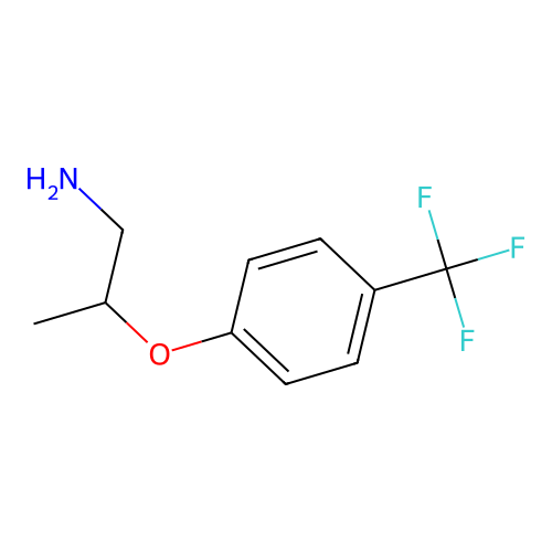 2-[4-(Trifluoromethyl)phenoxy]propylamine structure