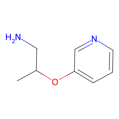 2-(Pyridin-3-yloxy)propylamine structure