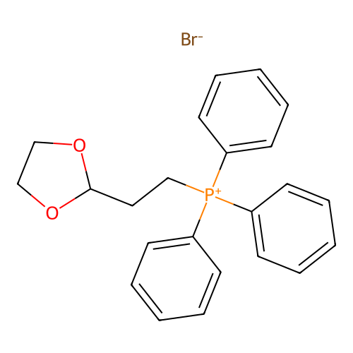 Phosphonium, [2-(1,3-dioxolan-2-yl)ethyl]triphenyl-, bromide (1:1) structure