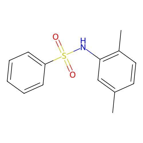N-(2,5-Dimethylphenyl)benzenesulfonamide structure