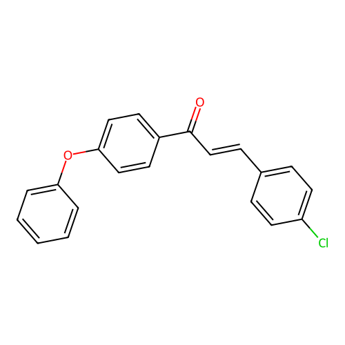 2-Propen-1-one, 3-(4-chlorophenyl)-1-(4-phenoxyphenyl)- structure