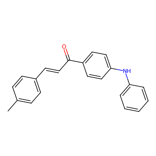 2-Propen-1-one, 3-(4-methylphenyl)-1-[4-(phenylamino)phenyl]- structure
