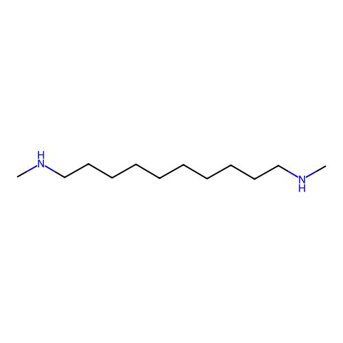 1,10-Decanediamine, N,N'-dimethyl- structure