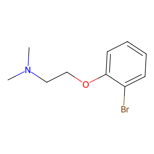 2-(2-Bromophenoxy)-N,N-dimethylethanamine structure