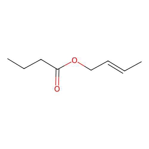 (E)-2-Butenyl butyrate structure