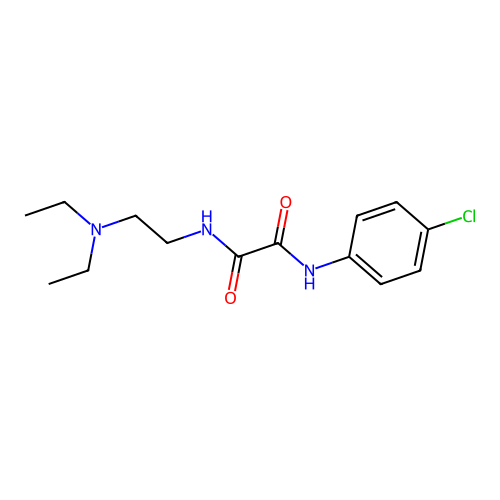 N1-(4-chlorophenyl)-N2-(2-(diethylamino)ethyl)oxalamide structure