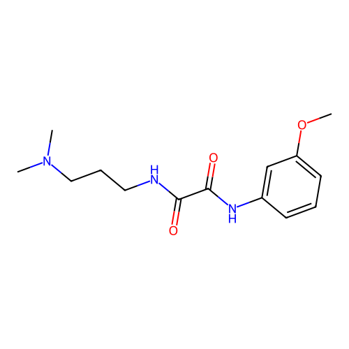 N1-(3-(dimethylamino)propyl)-N2-(3-methoxyphenyl)oxalamide structure