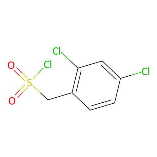 (2,4-Dichlorophenyl)methanesulfonyl chloride structure
