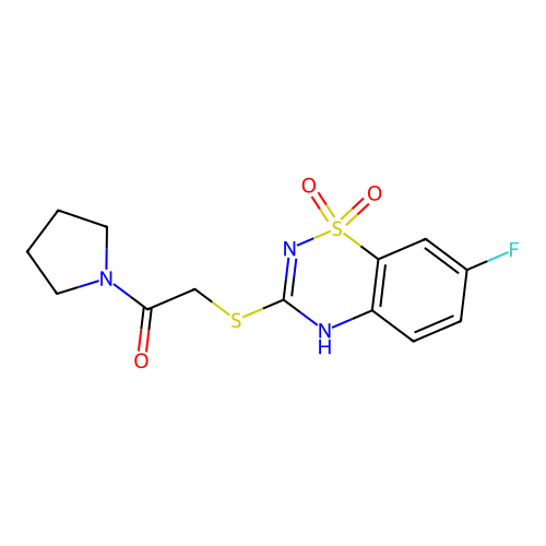 2-[(7-fluoro-1,1-dioxo-4H-1 structure