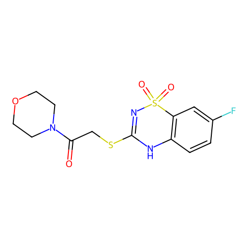 2-[(7-fluoro-1,1-dioxo-4H-1 structure