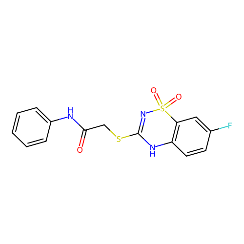 2-[(7-fluoro-1,1-dioxo-4H-1 structure