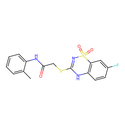 2-[(7-fluoro-1,1-dioxo-4H-1 structure