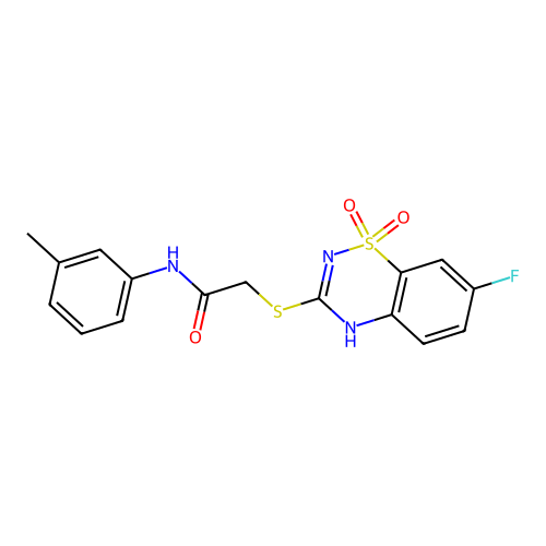 2-[(7-fluoro-1,1-dioxo-4H-1 structure