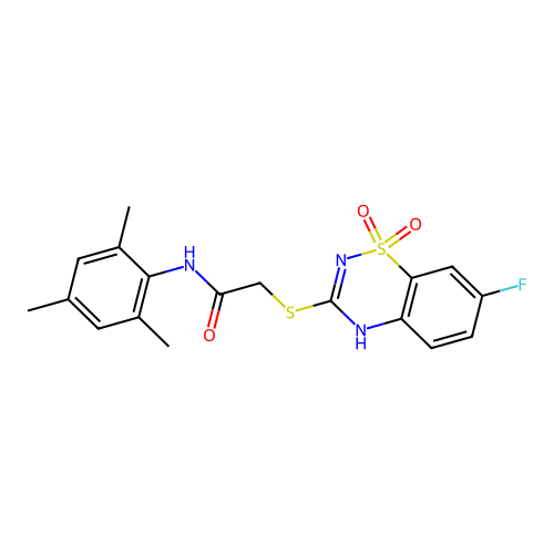 2-[(7-fluoro-1,1-dioxo-4H-1 structure