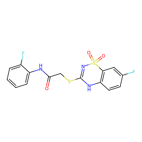 2-[(7-fluoro-1,1-dioxo-4H-1 structure