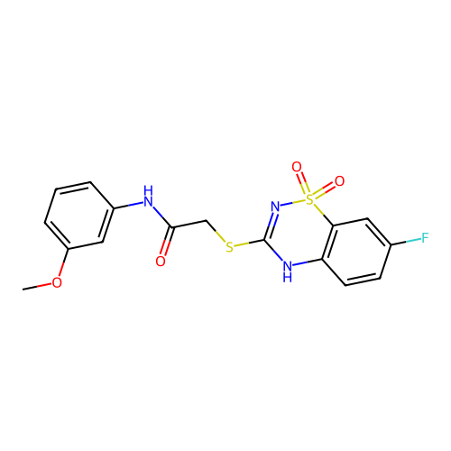 2-[(7-fluoro-1,1-dioxo-4H-1 structure