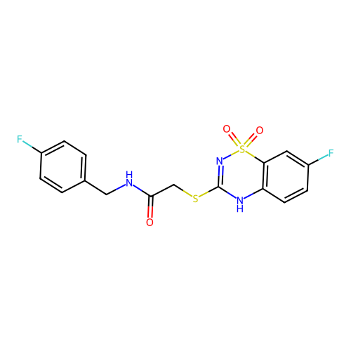 2-[(7-fluoro-1,1-dioxo-4H-1 structure