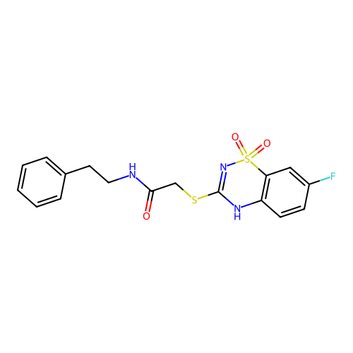 2-[(7-fluoro-1,1-dioxo-4H-1 structure