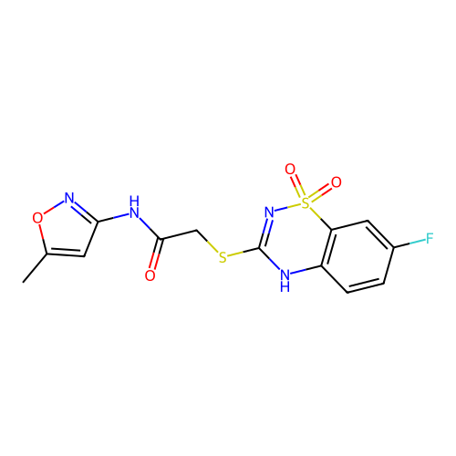 2-[(7-fluoro-1,1-dioxo-4H-1 structure