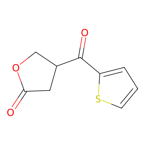 2(3H)-Furanone, dihydro-4-(2-thienylcarbonyl)- structure