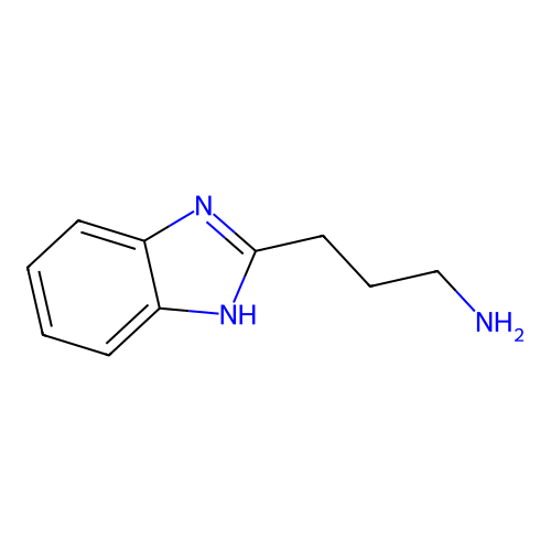 3-(1H-1,3-benzodiazol-2-yl)propan-1-amine structure