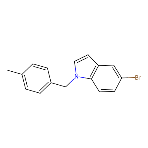 5-Bromo-1-(4-methylbenzyl)-1H-indole structure