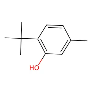 6-tert-Butyl-m-cresol structure