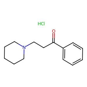 3-Piperidinopropiophenone hydrochloride structure