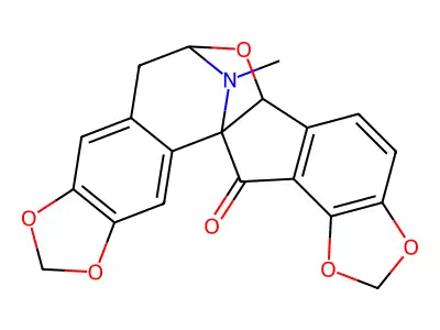 Densiflorine (C20 alkaloid) structure