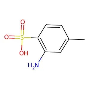 2-氨基-4-甲基苯磺酸 structure