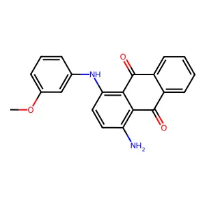9,10-Anthracenedione, 1-amino-4-[(methoxyphenyl)amino]- structure