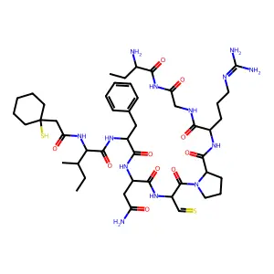 d(CH2)5-Ile(2)-abu(4)-avp structure