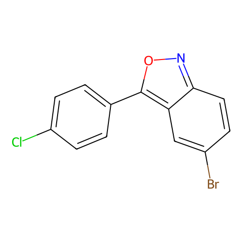 5-Bromo-3-(4-chlorophenyl)-2,1-benzisoxazole structure