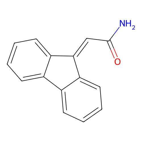 9-Fluorenylideneacetamide structure