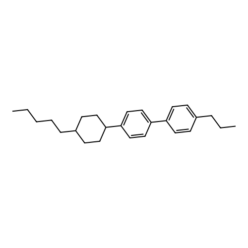 4-(4-Pentylcyclohexyl)-4'-propyl-1,1'-biphenyl structure