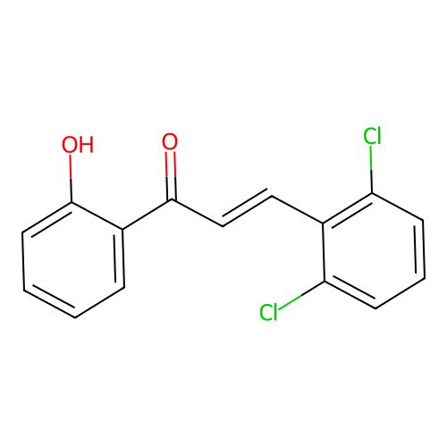 2,6-Dichloro-2'-hydroxychalcone structure