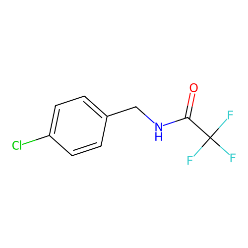 Acetamide, N-[(4-chlorophenyl)methyl]-2,2,2-trifluoro- structure