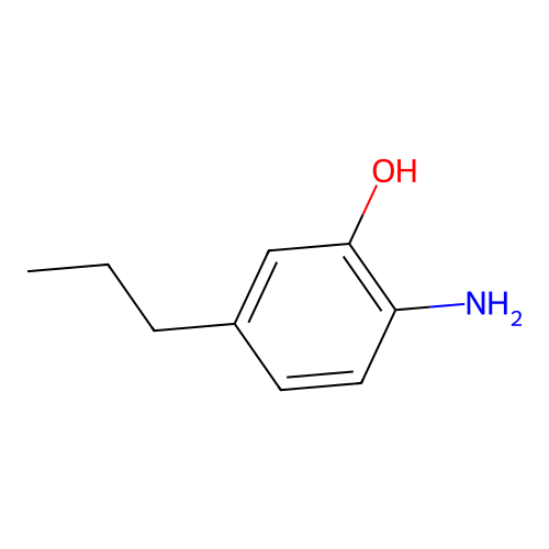 2-Amino-5-propylphenol structure