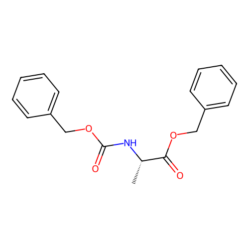l-Alanine, N-benzyloxycarbonyl-, benzyl ester structure