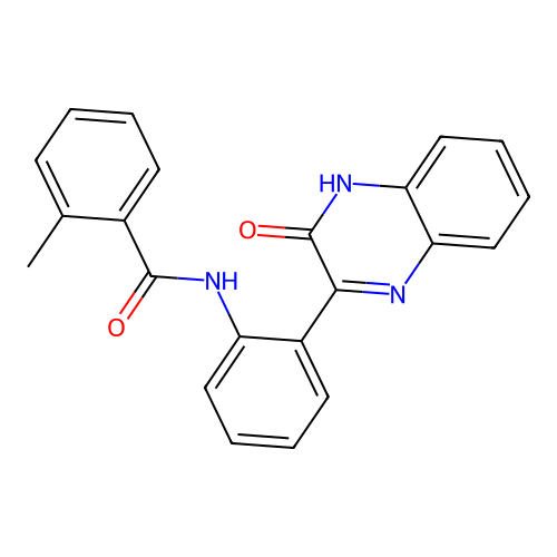 2-methyl-N-[2-(3-oxo-4H-quinoxalin-2-yl)phenyl]benzamide structure