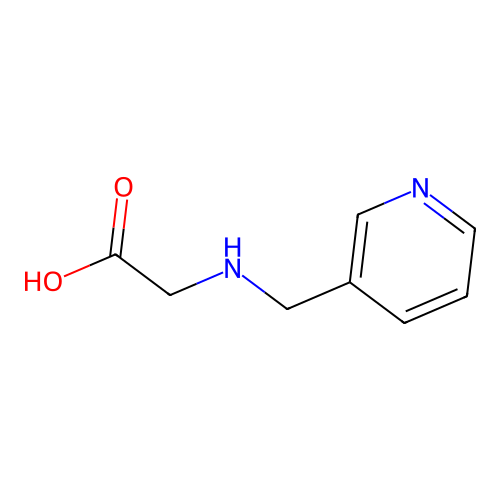 [(Pyridin-3-ylmethyl)-amino]-acetic acid structure