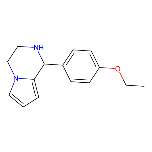 1-(4-Ethoxyphenyl)-1,2,3,4-tetrahydropyrrolo[1,2-a]pyrazine structure