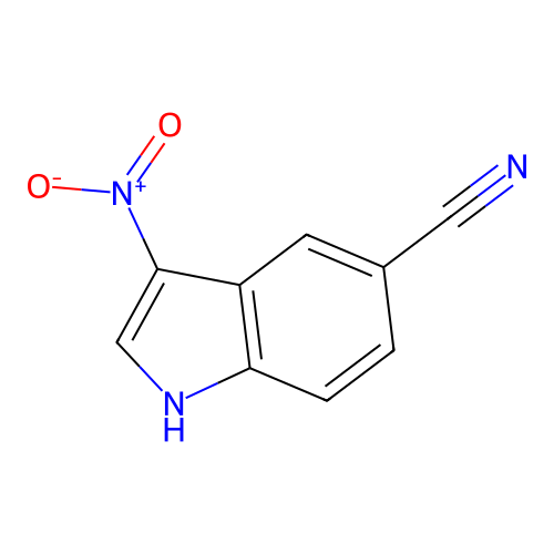 3-nitro-1H-indole-5-carbonitrile structure