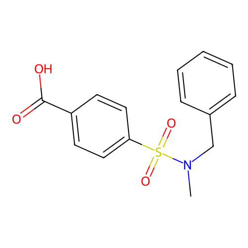 4-(Benzyl(methyl)sulfamoyl)benzoic acid structure