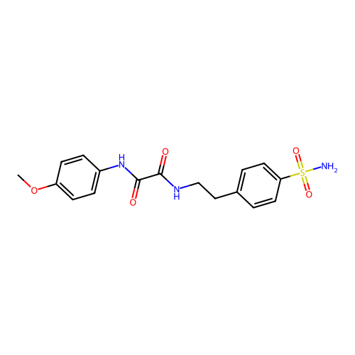 N1-(4-methoxyphenyl)-N2-(4-sulfamoylphenethyl)oxalamide structure