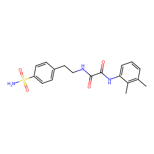 N1-(2,3-dimethylphenyl)-N2-(4-sulfamoylphenethyl)oxalamide structure