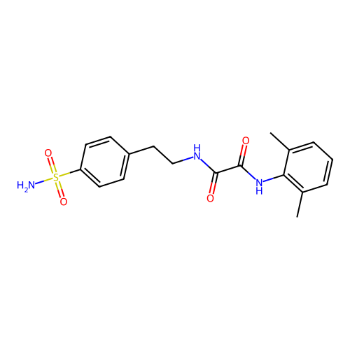N1-(2,6-dimethylphenyl)-N2-(4-sulfamoylphenethyl)oxalamide structure